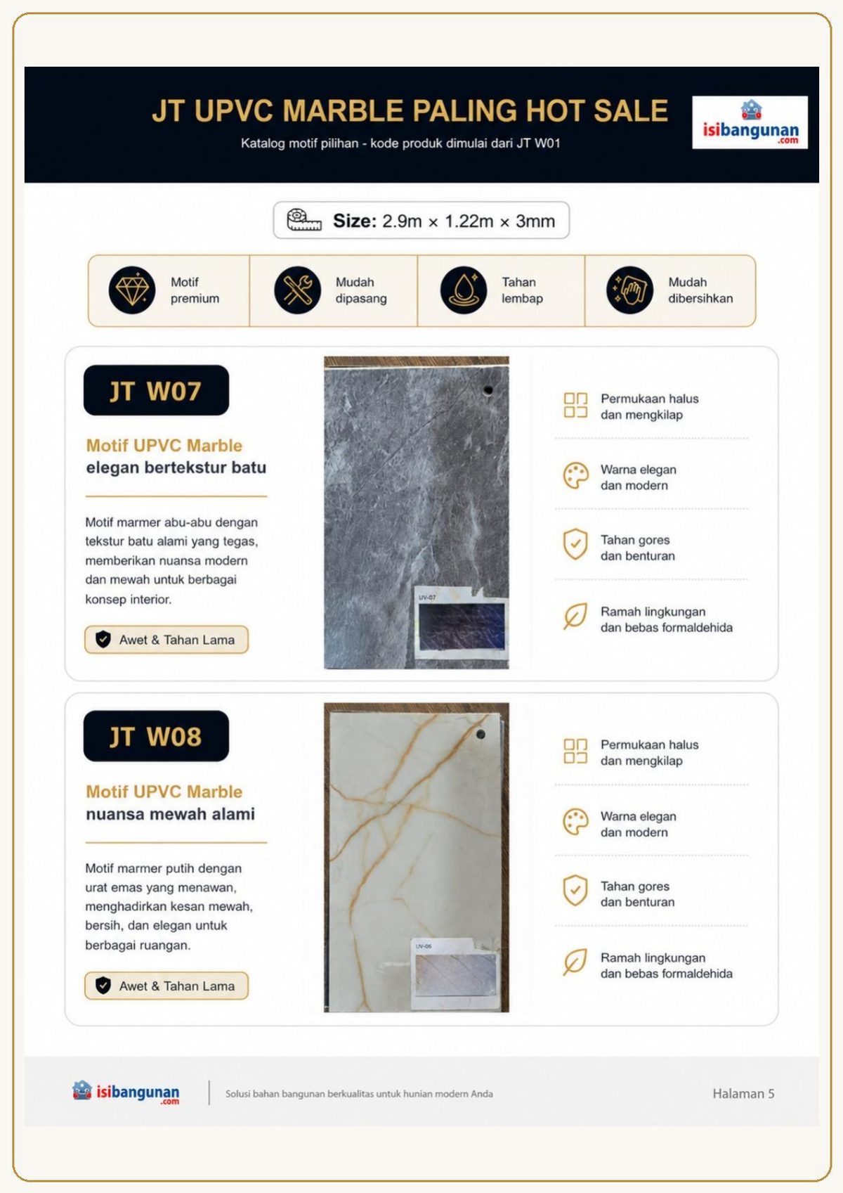 Katalog wallpanel WPC dinding Isibangunan halaman 7