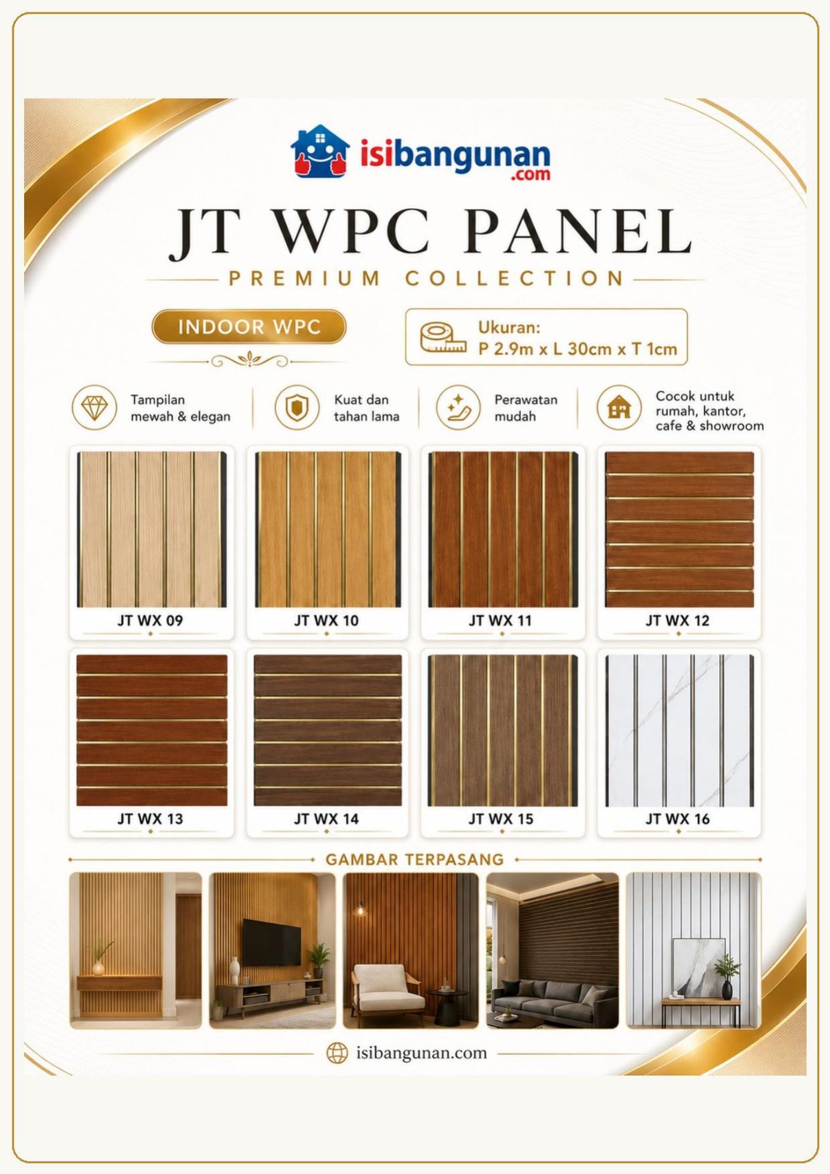 Katalog JT WPC Panel indoor WPC Isibangunan